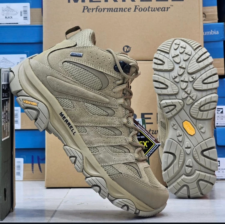 بوت طبیعت گردی وکوهنوردی مرل گورتکس سایز ۴۰ الی ۴۵  Merrell Moab 3 Mid GTX