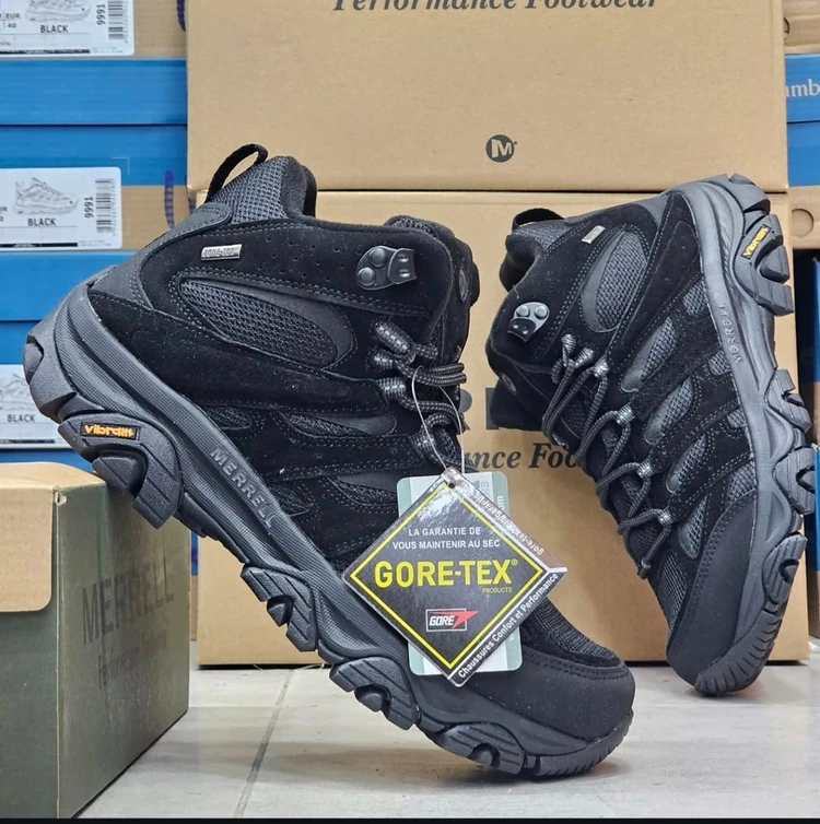 بوت طبیعت گردی وکوهنوردی مرل گورتکس سایز ۴۰ الی ۴۵  Merrell Moab 3 Mid GTX
