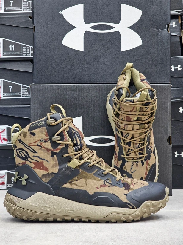 کتونی نیم بوت آندرآرمور هاور استورم ارتشی سایز ۴۰ تا ۴۵  Under Armour HOVR Storm