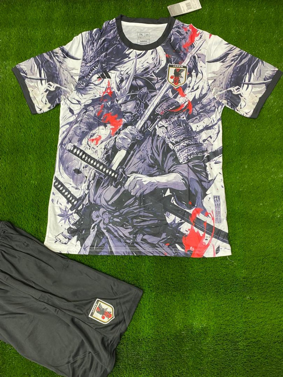 پیراهن تیشرت و شلوارک فوتبالی آدیداس ژاپن سایز S تا 2XL