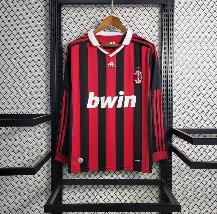 کیت پلیری آدیداس میلان 2009 آستین بلند سایز S تا ADIDAS MILAN 2009 2XL