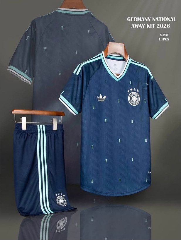 کیت پلیری آدیداس آلمان 2026 سایز S تا ADIDAS GERMANY 2026 2XL