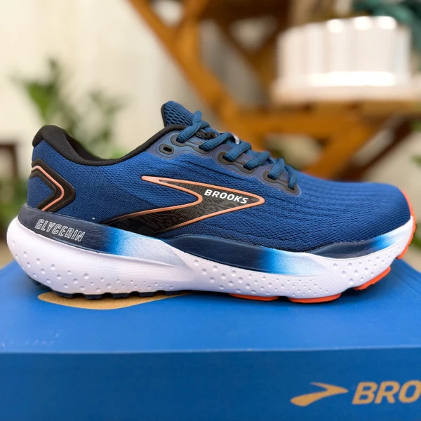کتونی اسپرت بروکس گلیسرین ۲۱ سرمه ای سایز ۴1 تا ۴۵ Brooks Glycerin 21