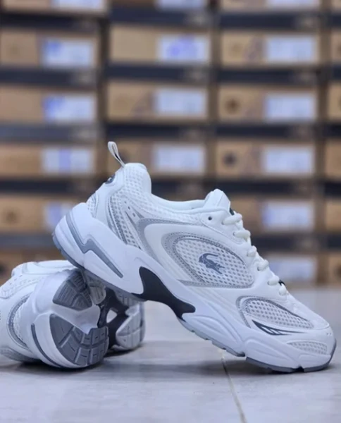 کتونی لاگوست رانینگ  استورم 96 سفید سایز 40 تا 45  LACOSTE Storm 96