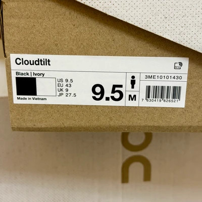 کتونی آن رانینگ کلود تیت سفید مشکی سایز 37 تا 45 ON RUNNING CLOUDTIT