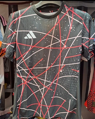 تیشرت بدمینتون و تنیس آدیداس مشکی قرمز سفید سایز S تاADIDAS 2XL