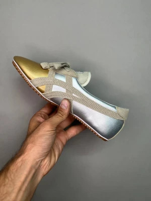 کتونی اسیکس ورساچه اونیتسوکا تایگر نقره ای طلایی سایز 37 تا 40 ASICS VERSACE ONITSUKA TIGER